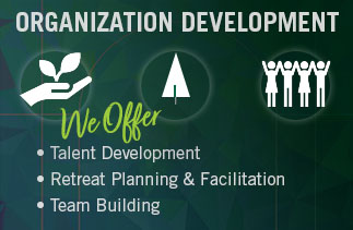 Organization Development: 911 offer talent development, retreat planning & facilitation, team building